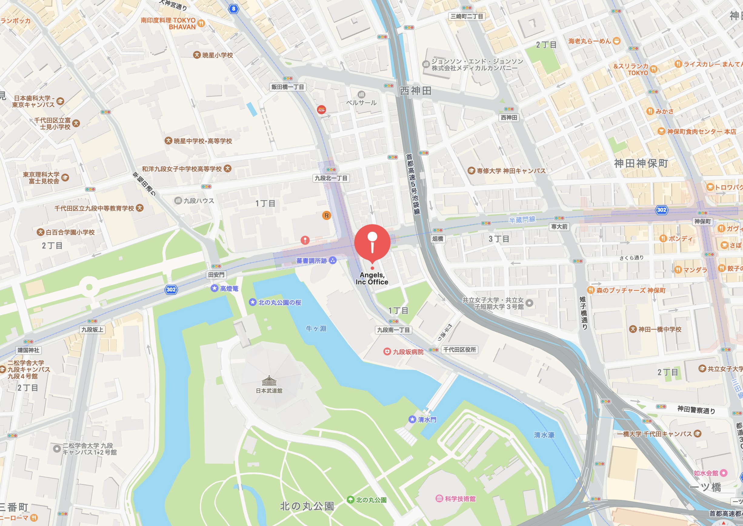 エンジェルズインクの本社